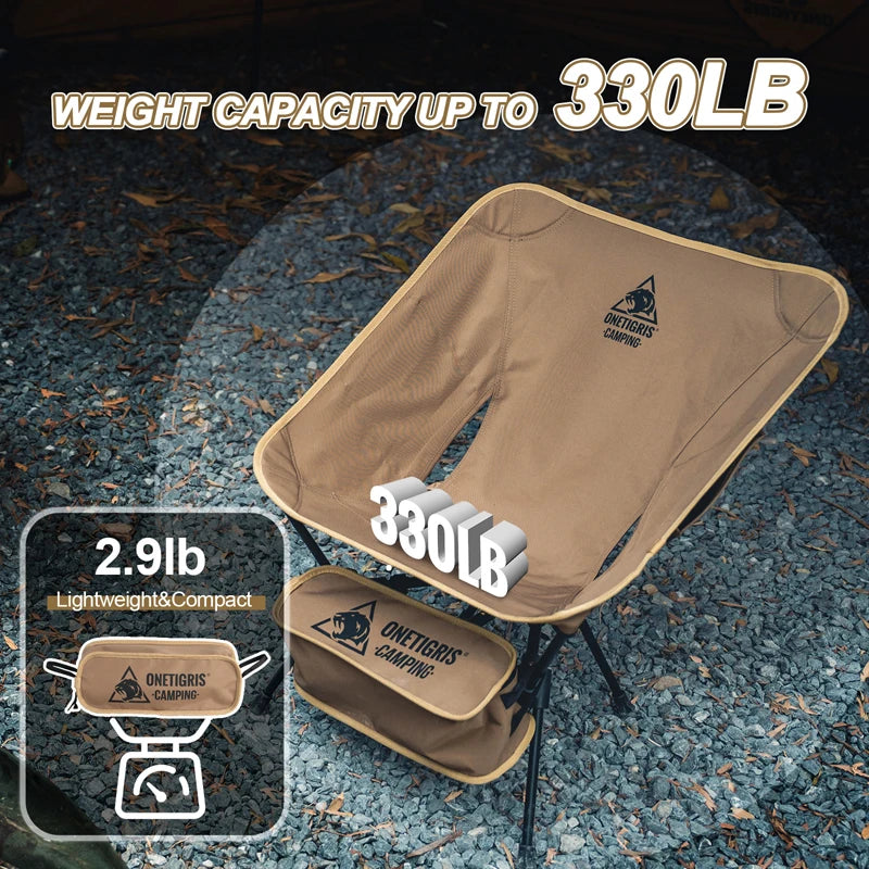 OneTigris Tigerblade Folding Camping Chair for Outdoor Backpacking