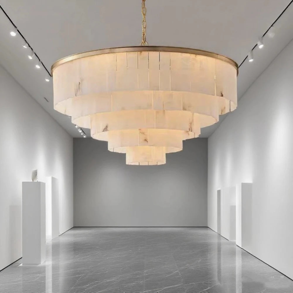 Artpad Vintage Spanish Marble Chandelier Handcrafted Pendant Light