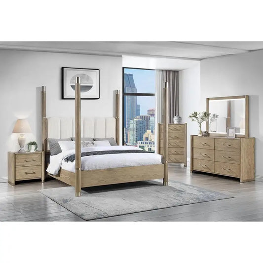 Sarai Brown Bedroom Set Modern Design With Bed Frame