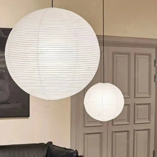 Kluzzi Japanese Style Paper Lampshade Pendant Lamp Rice Paper Chandelier
