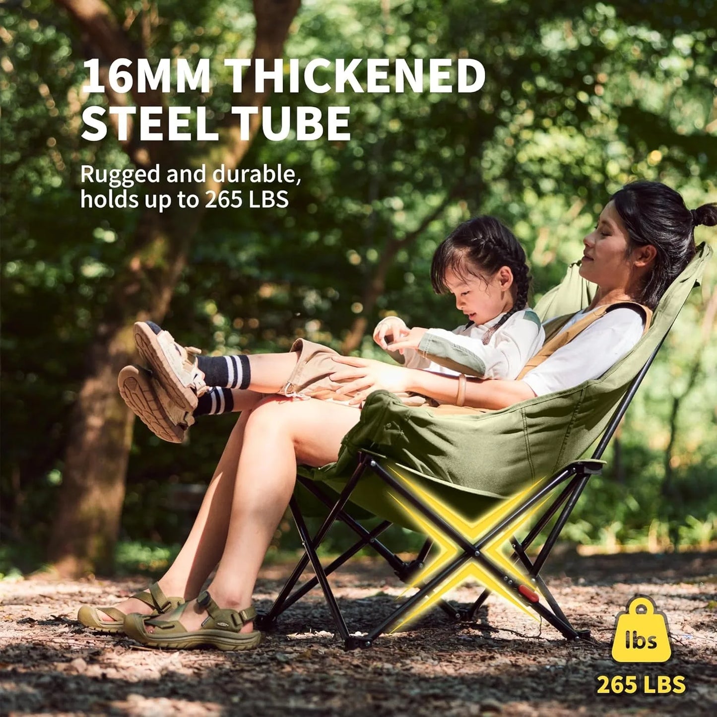 Naturehike High Back Moon Camping Folding Lounge Chair