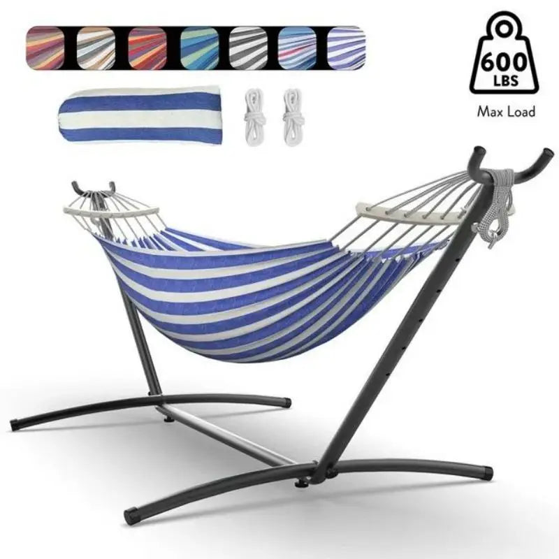 Gyroor Hammock With Adjustable Stand Outdoor Furniture Storage Bag