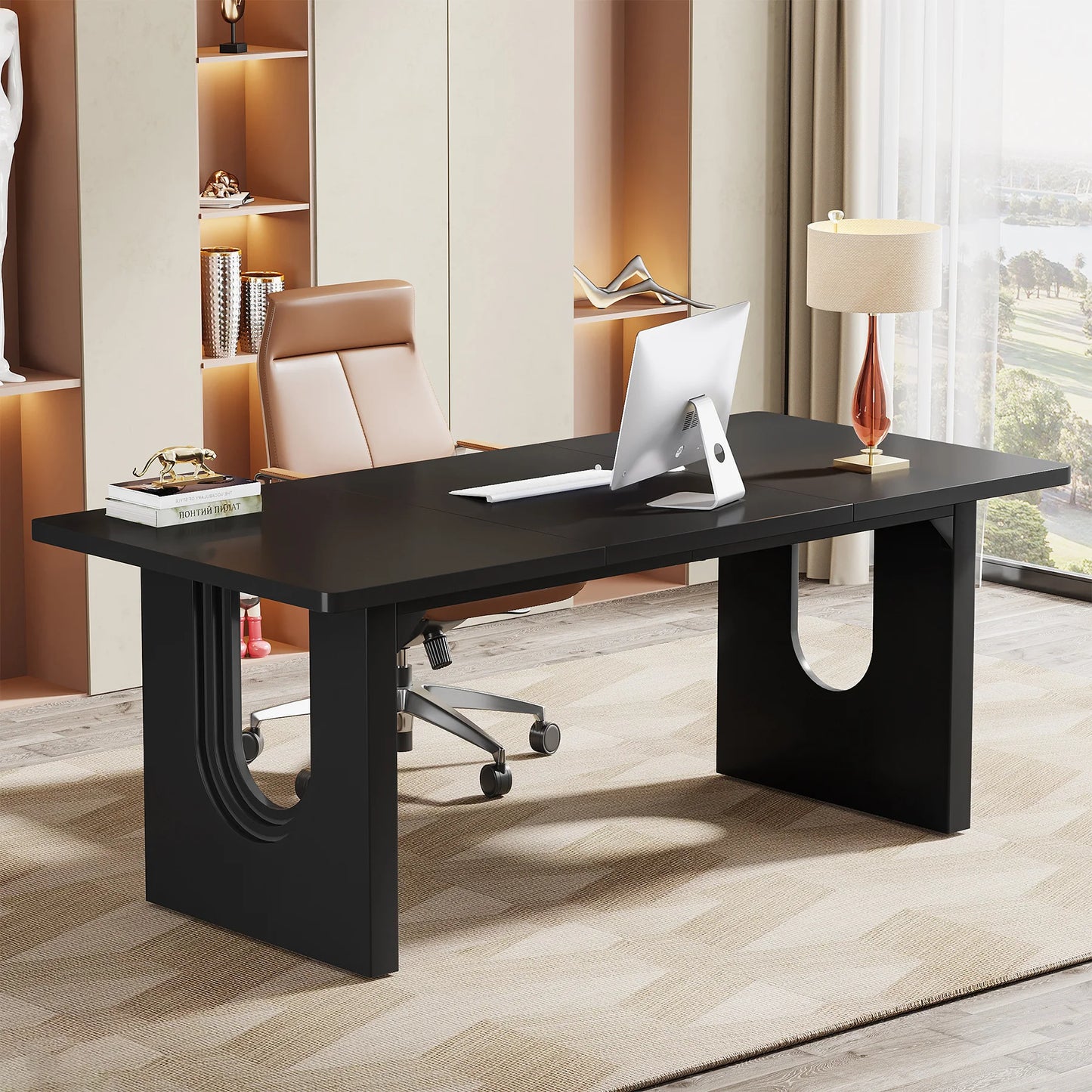 Tribesigns Executive Desk for Office Computer Desk and Conference Room