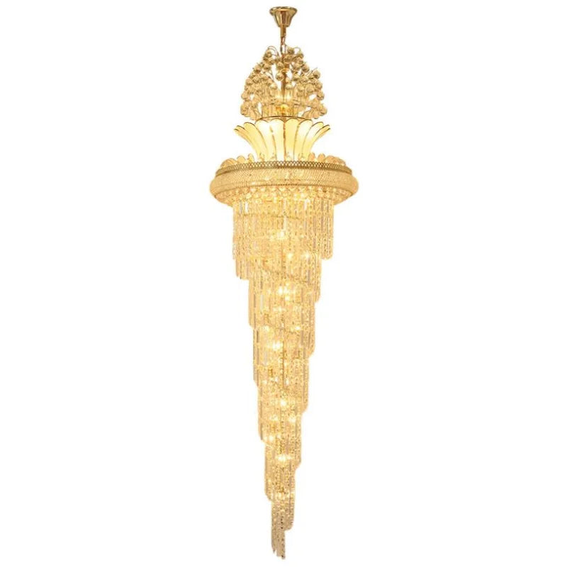 Yue Huqin Imperial Crystal Chandelier For Hotel Hall