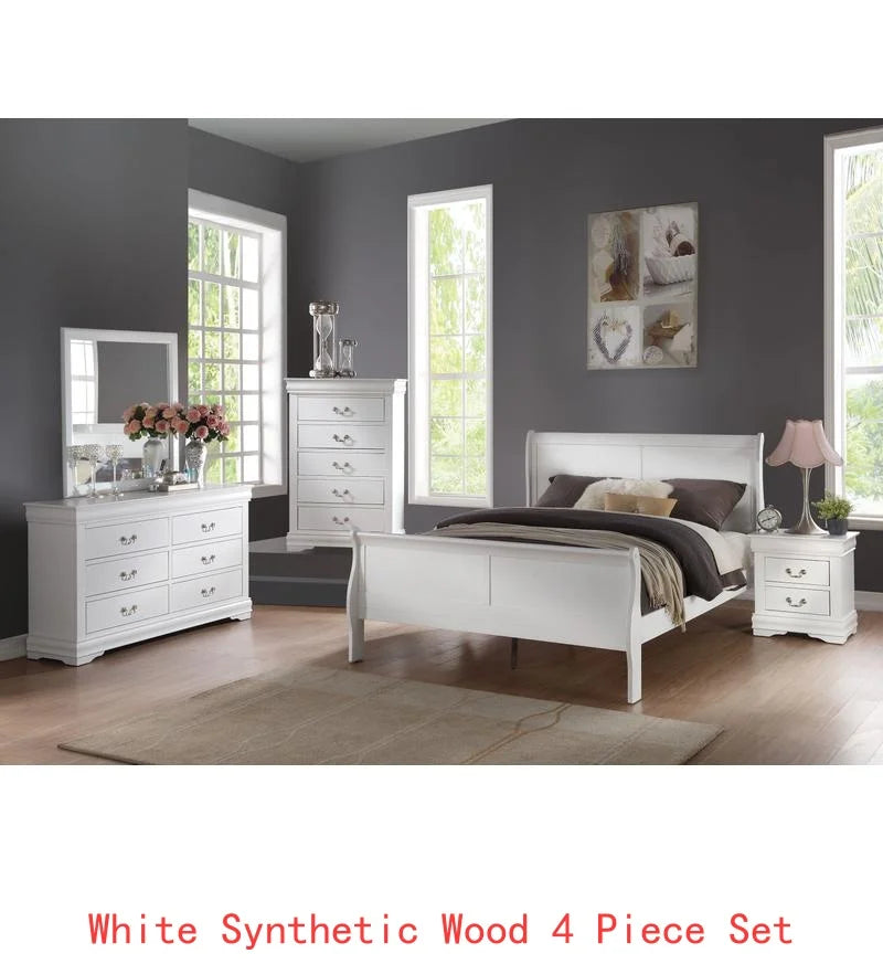 Elegant Extravagant Quadruple Bedroom Furniture Set for Contemporary Living Space