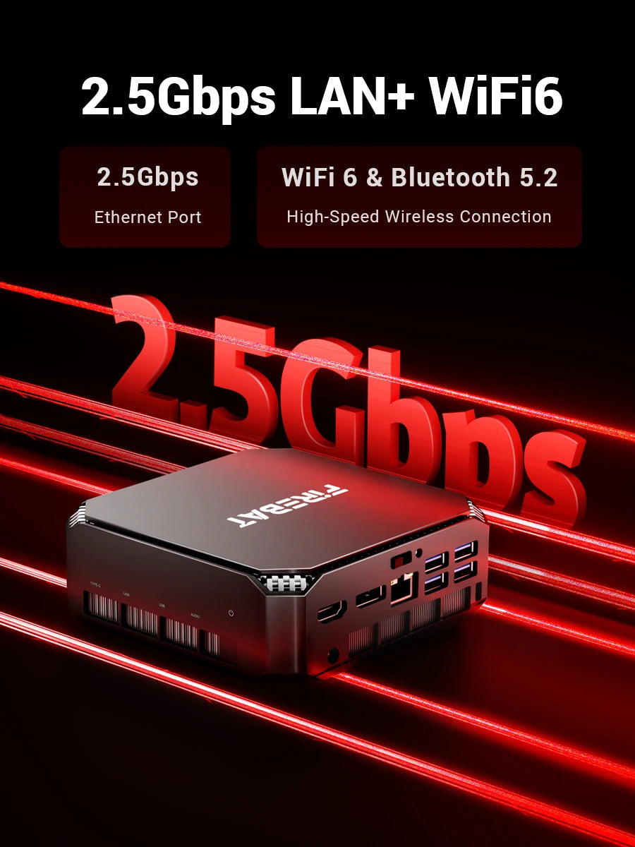 Firebat A6 Personal Computer AMD R7 7735HS 16GB 512GB SSD