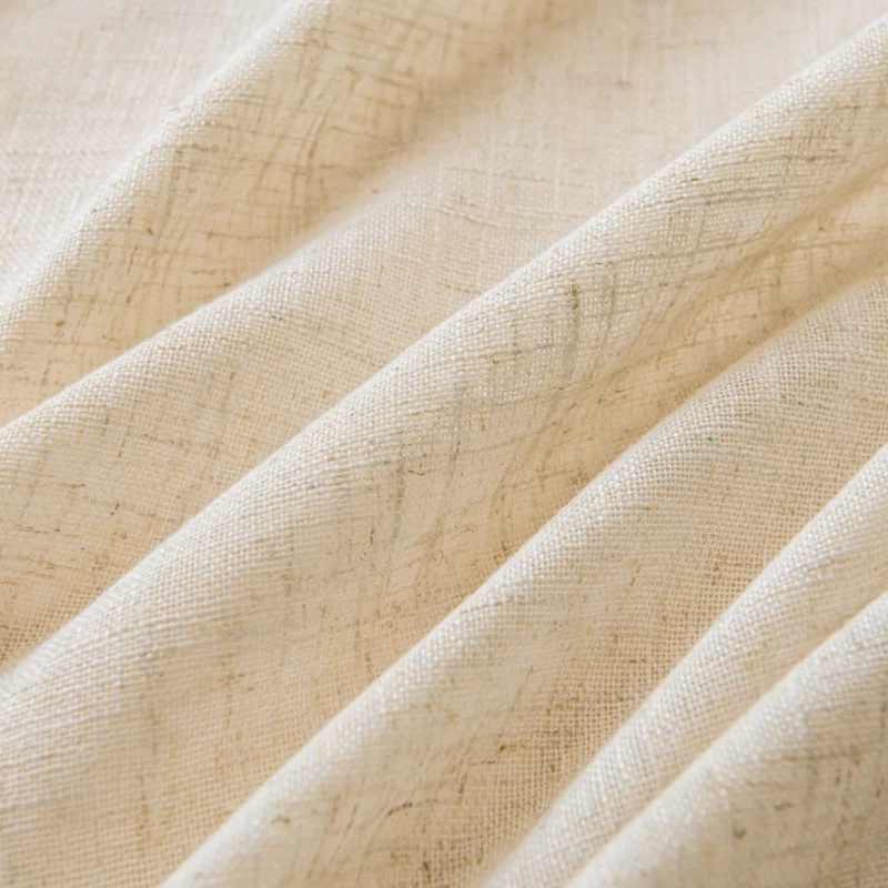 Extra High 350cm/400cm Height Faux Linen Sheer Curtains for Bedroom Light Flitering Tulle Curtain to Keep Privacy Home Decor