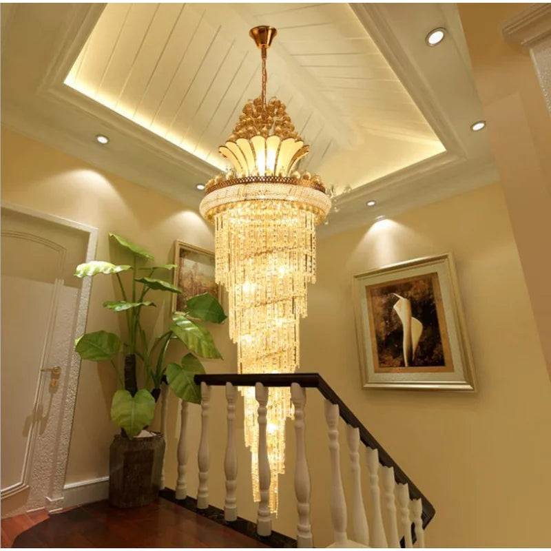 Yue Huqin Imperial Crystal Chandelier For Hotel Hall