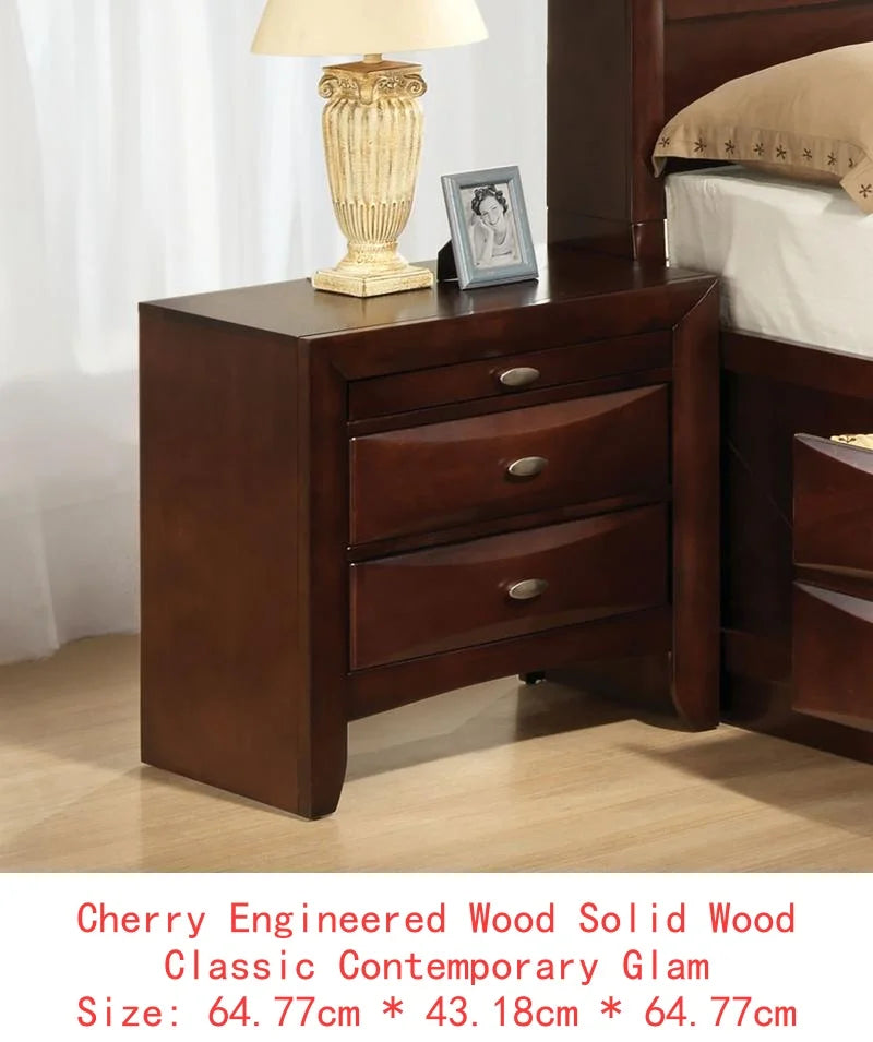 Contemporary Bed With Footboard Drawers And Headboard Bookcase