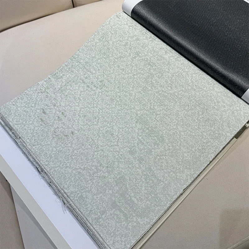 French Retro Dark Texture Chenille Grey Blue Lace Splicing Curtains for Bedroom Living Room French Window Balcony Customized