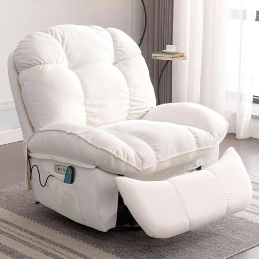 XIAOLANG Power Recliner Massage Chair With Heated Rocker For Adults