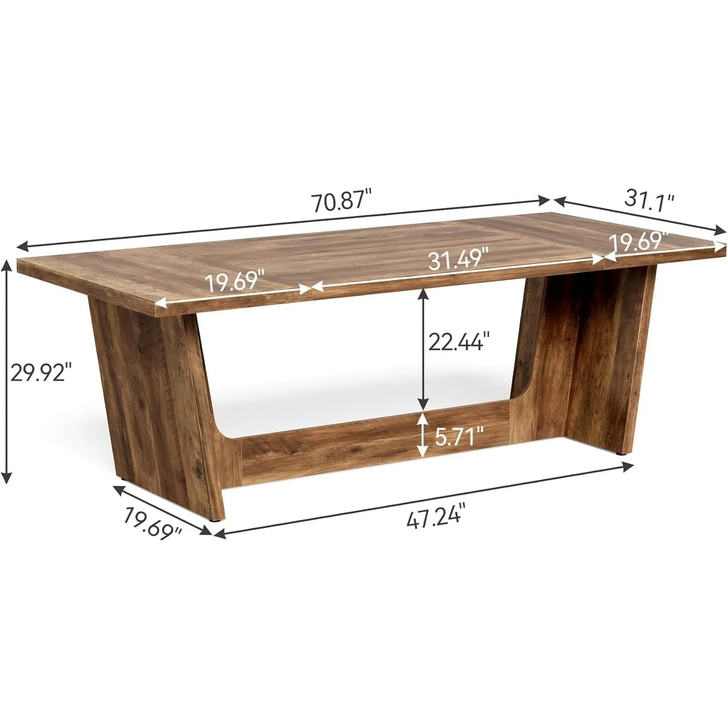 Little Tree Executive Desk Industrial Style Home Office Desk