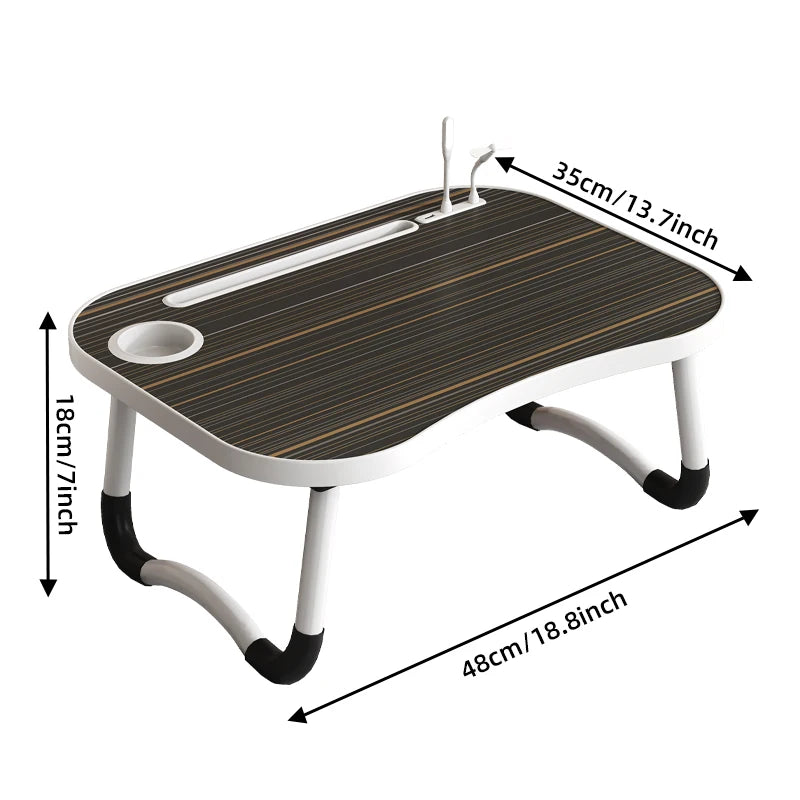 DYJ DAYIKA-S Laptop Bed Tray With Cup Holder Drawer