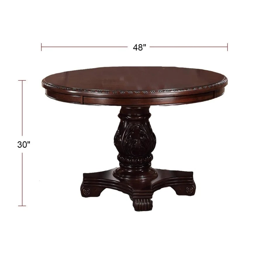 5 Piece Dining Set With Round Table And Four Chairs