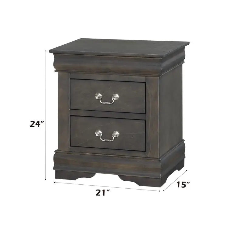 Louis Philippe Sleigh Bed Bedroom Set For Contemporary Master Bedroom Suite Collection
