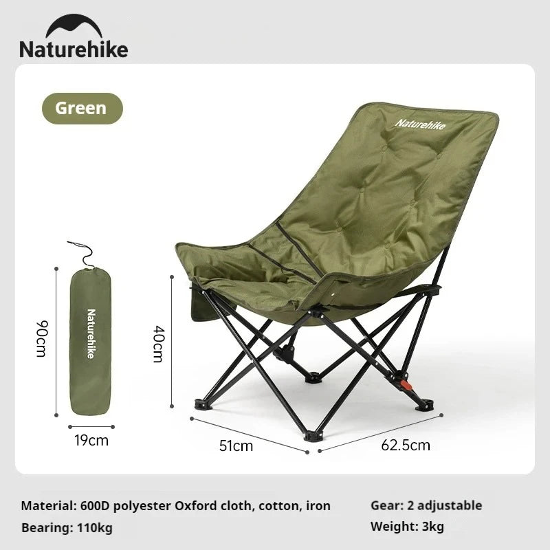 Naturehike High Back Moon Camping Folding Lounge Chair