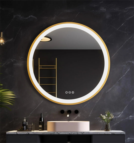 LED Fogless Wall Mounted Vanity Mirror With Memory Function AmbientIlluminationPro