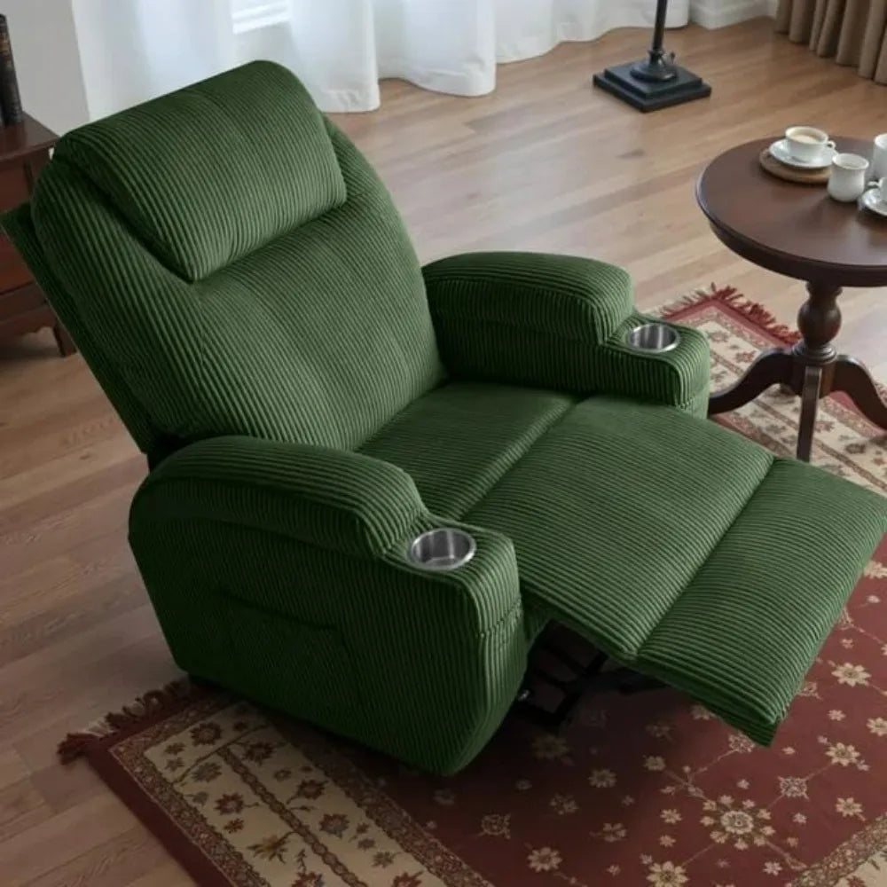 Massage Electric Power Lift Recliner Chair for Seniors with Corduroy
