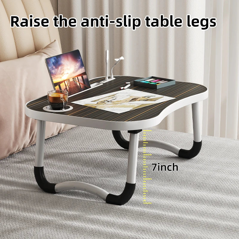 DYJ DAYIKA-S Laptop Bed Tray With Cup Holder Drawer