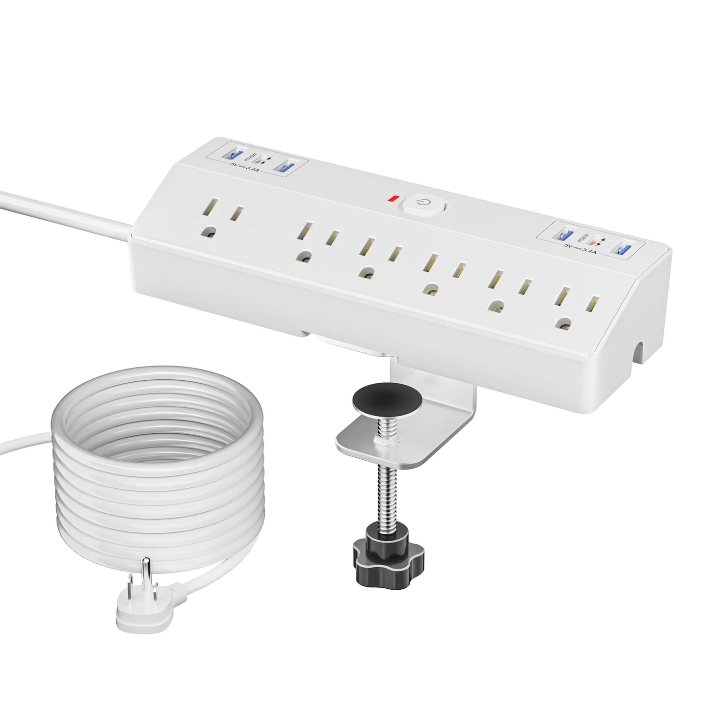 PASSUS PD20W Fast Charging Power Strip With Extension Cable