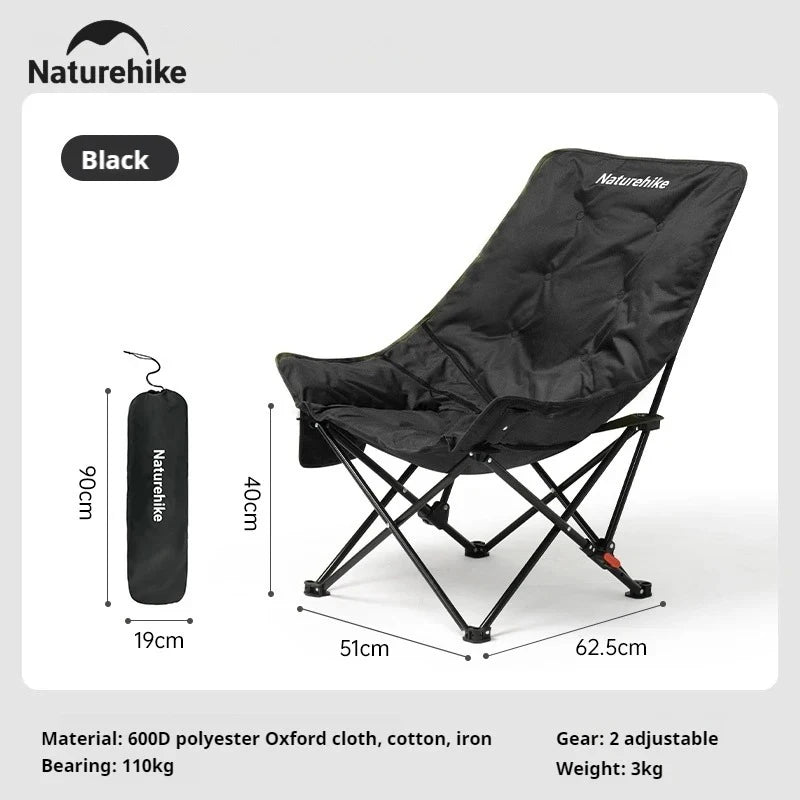 Naturehike High Back Moon Camping Folding Lounge Chair
