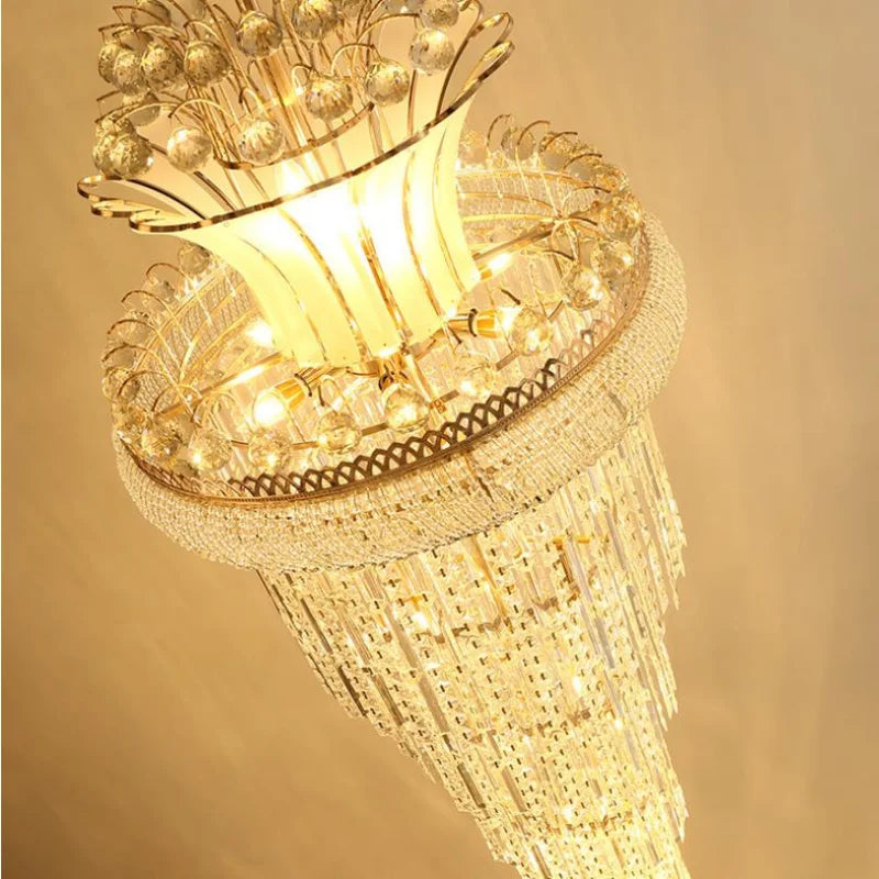 Yue Huqin Imperial Crystal Chandelier For Hotel Hall
