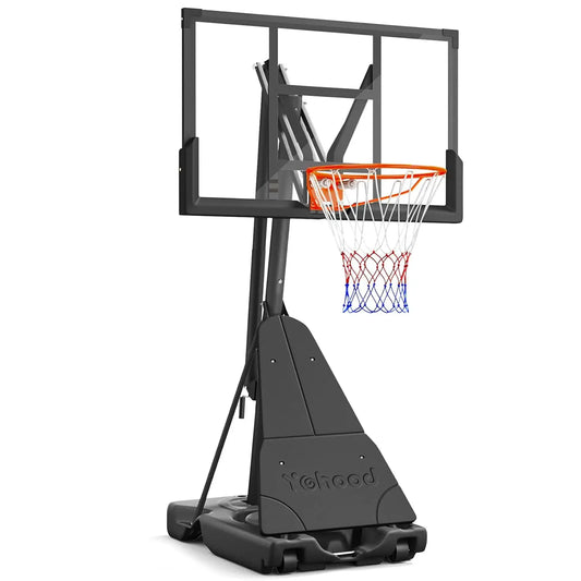 Basketball Hoop Outdoor Freestanding Portable Backboard System With Wheels