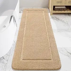 Hign-concerned Non Slip Bath Rug Washable Shower Runner Mat For Safe Bathroom Floors