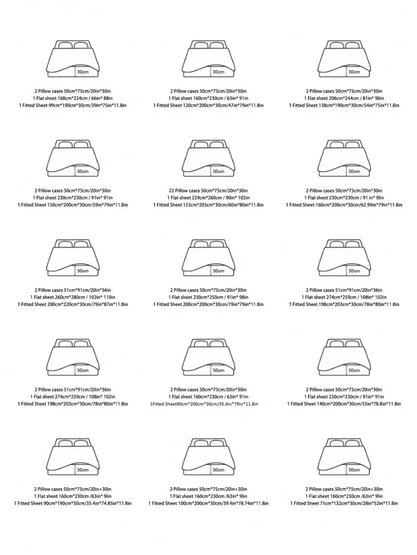 4-Piece Floral Print Bedding Set with Rose Pattern, Fitted Sheet, Flat Sheet & 2 Pillowcases