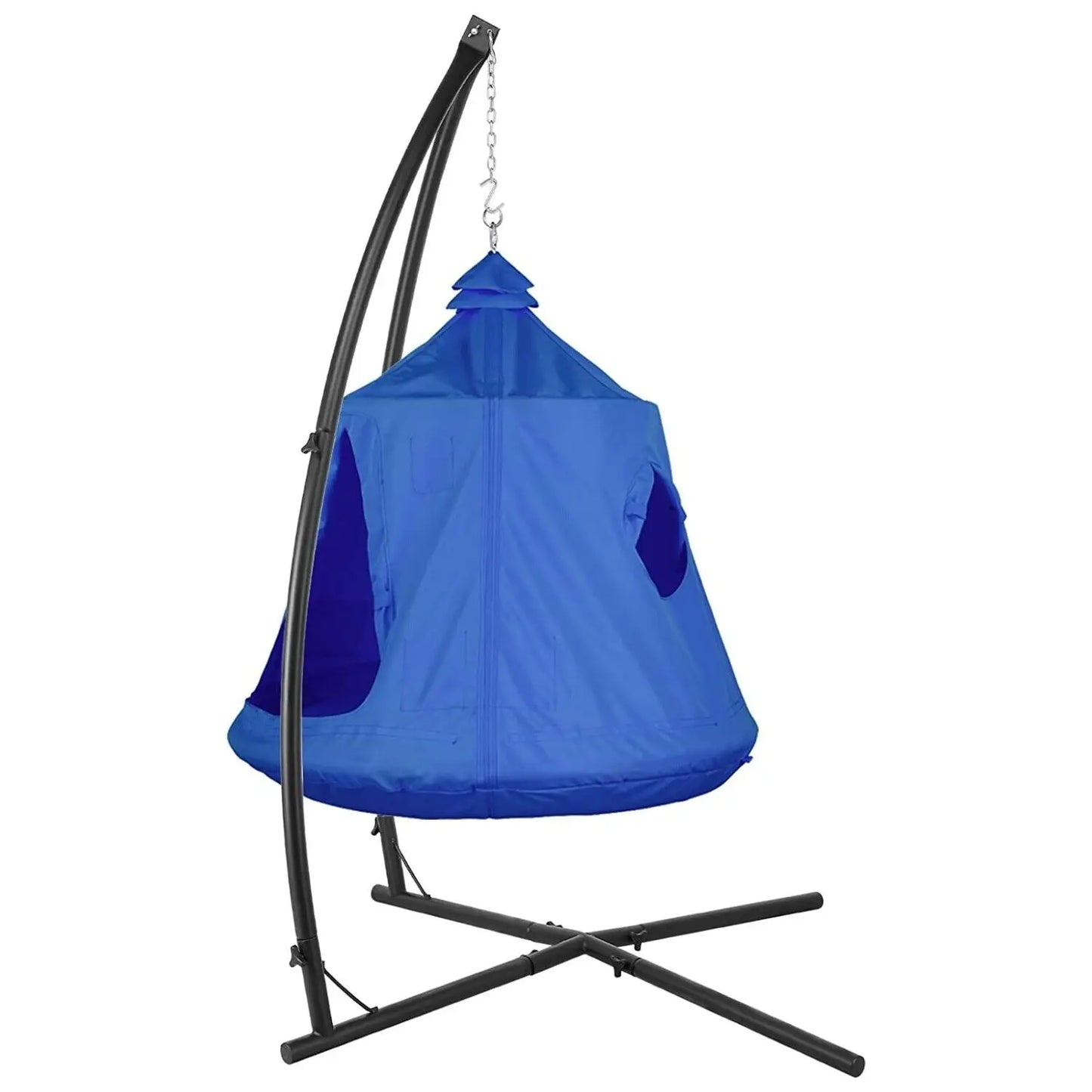 Hammock Chair Stand With Swing Chair LED Lights For Outdoors