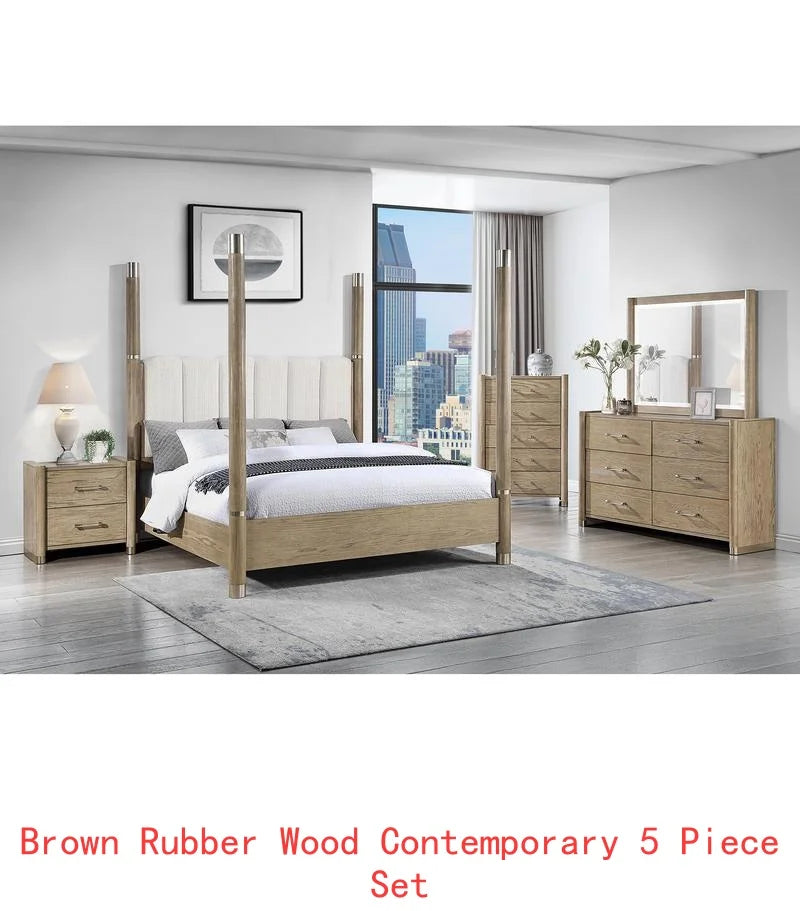Sarai Brown Bedroom Set Modern Design With Bed Frame