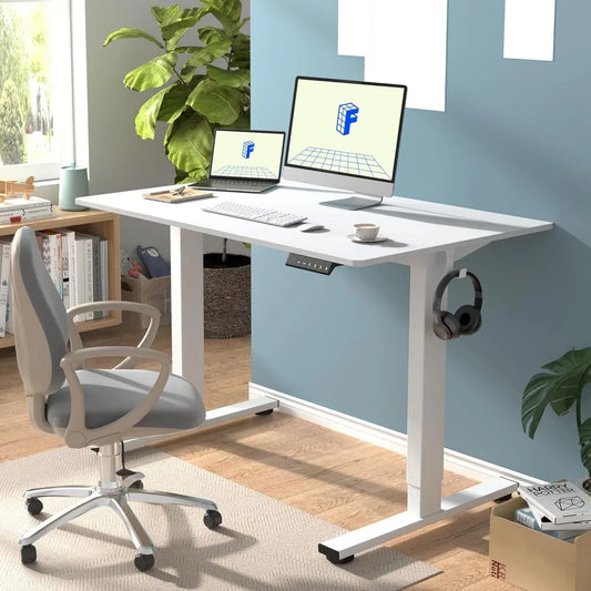 ZHUXIANG One-Piece Electric Standing Desk For Home Office