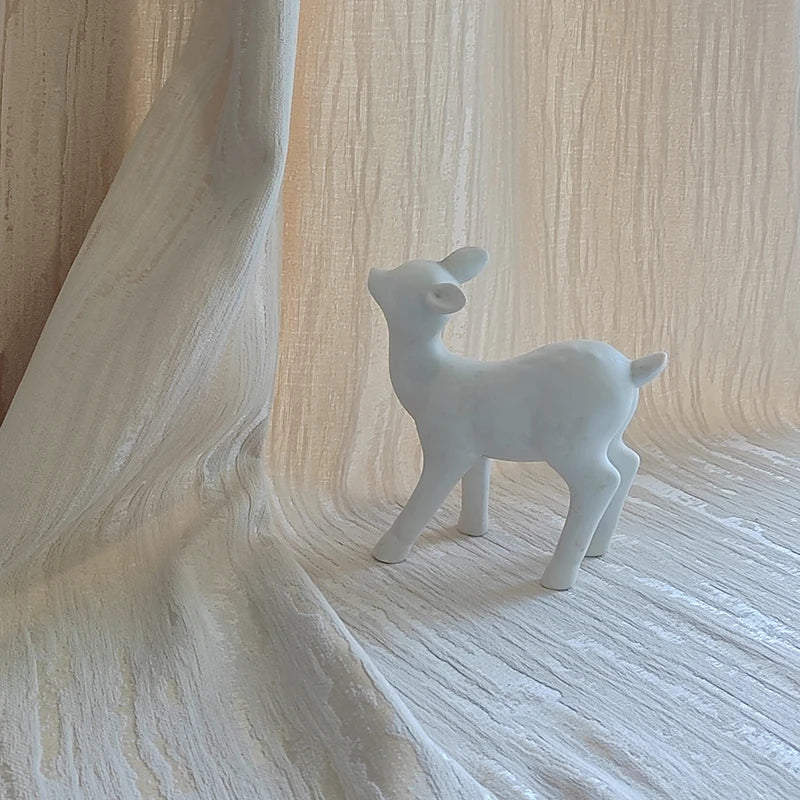 Gilt Light French Cream Jacquard Curtains for Living Room Bedroom High Precision Wood Grain Chenille Customized High-end