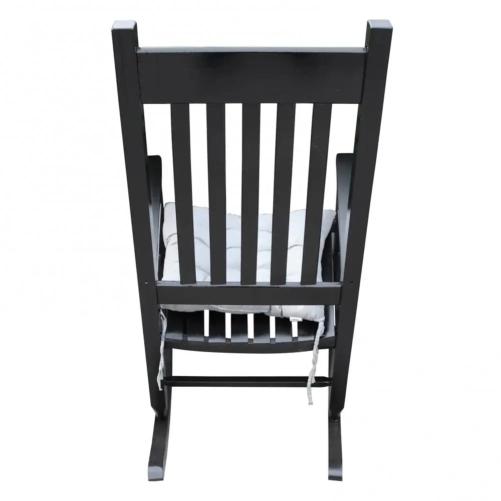 Diowewea Outdoor Wooden Rocking Chair Rustic Country Style