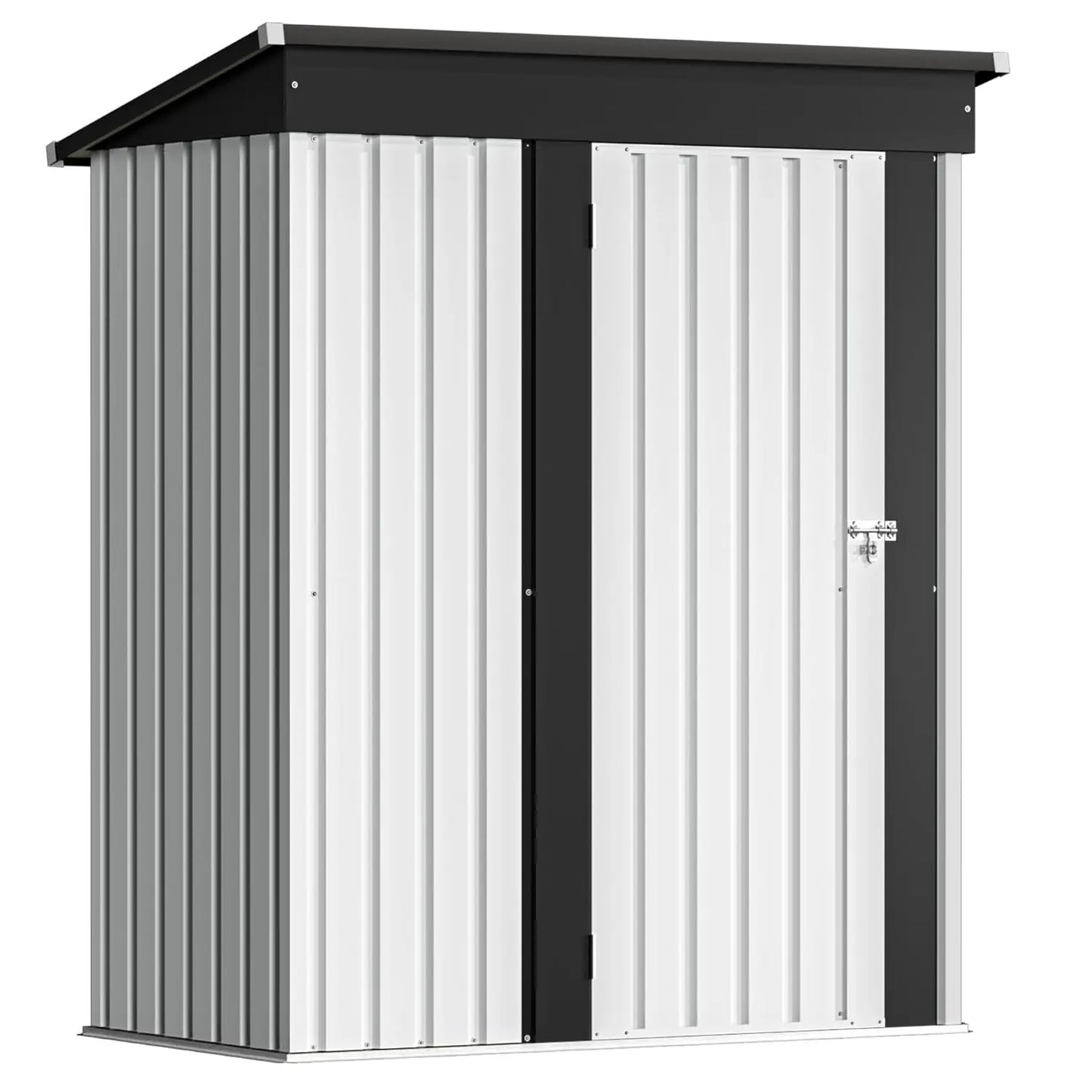 Lockable Metal Outdoor Storage Shed For Garden Anti-Corrosion Customizable