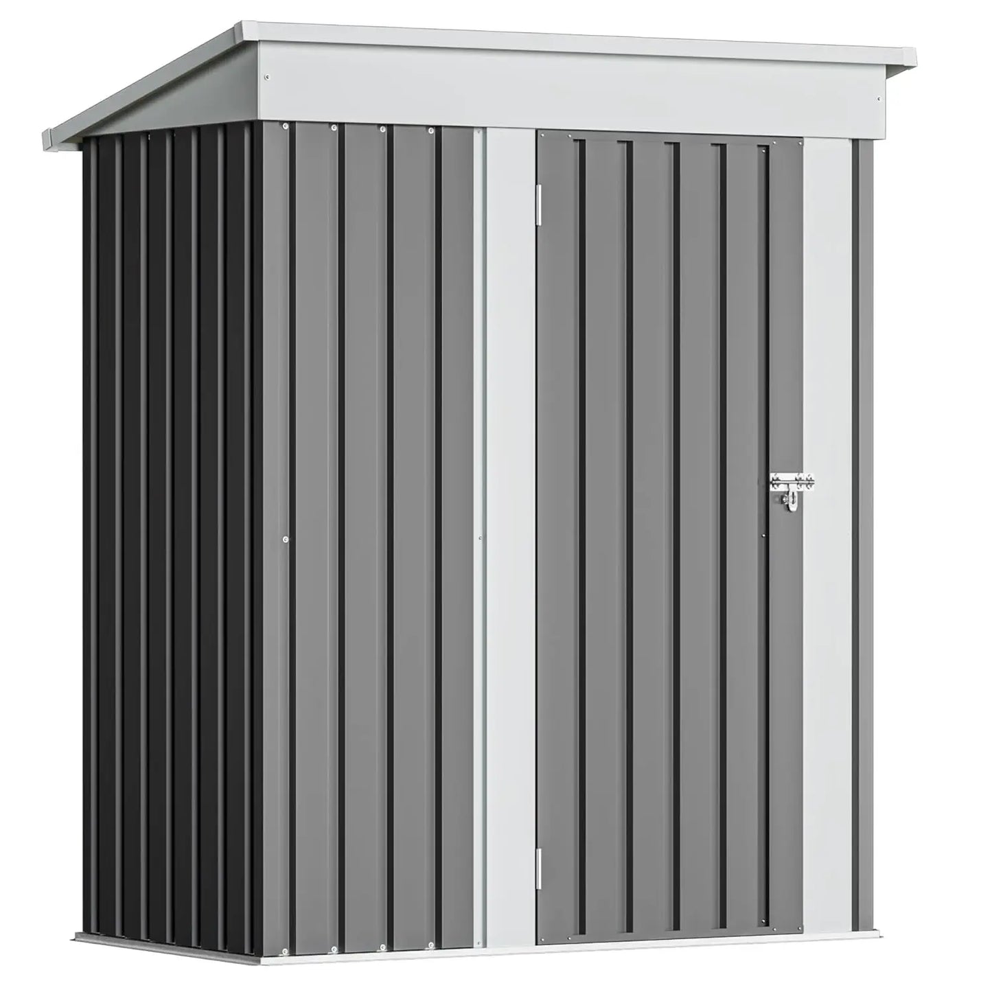 Lockable Metal Outdoor Storage Shed For Garden Anti-Corrosion Customizable