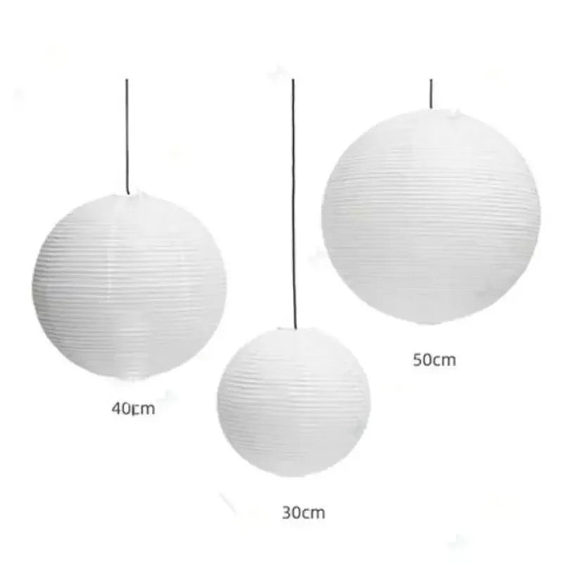 Kluzzi Japanese Style Paper Lampshade Pendant Lamp Rice Paper Chandelier
