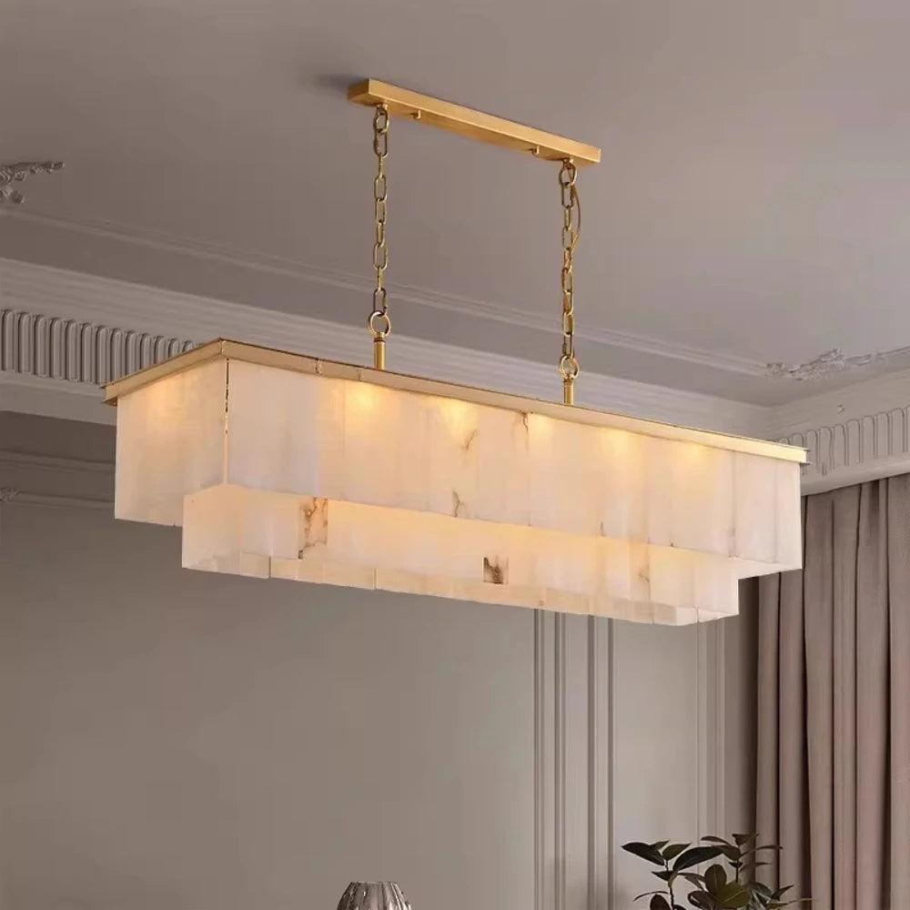 Artpad Vintage Spanish Marble Chandelier Handcrafted Pendant Light