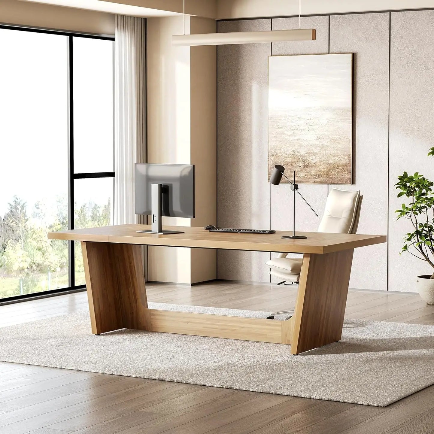 Little Tree Executive Desk Industrial Style Home Office Desk