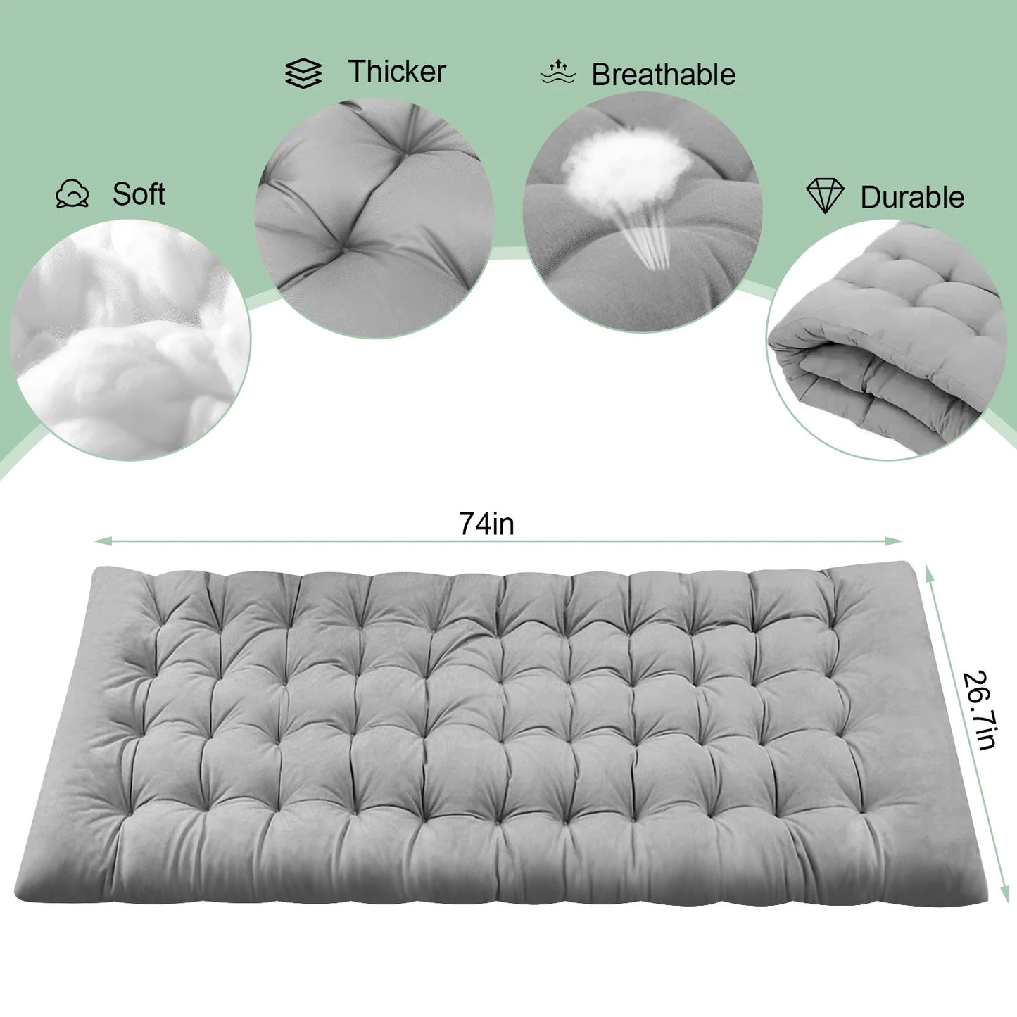 Portable Folding Camping Cot With Pillow 3 Position Reclining Lounge