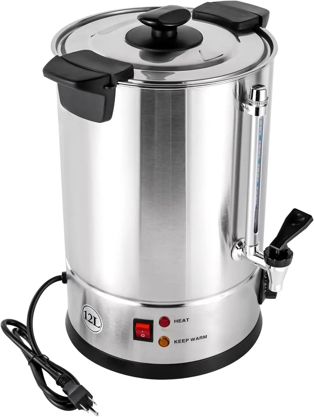 XMSJ 1000W Percolator Coffee Pot Urn Stainless Steel Electric Commercial